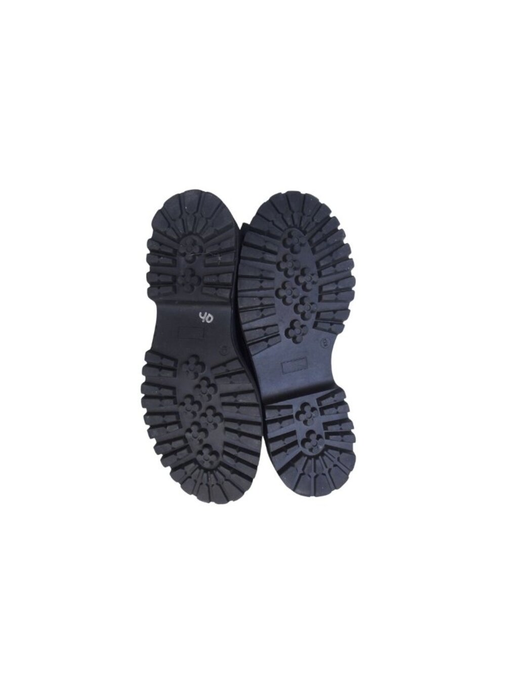Black Lace Up Platform Ankle Boots - Picture 4 of 8
